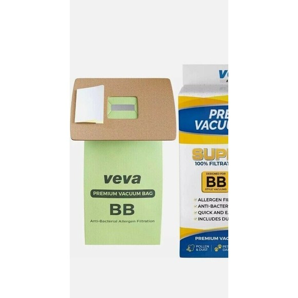 40 Vacuum Bags VEVA Advanced Filters Designed for BB Style Handheld Vacuums - Picture 4 of 4